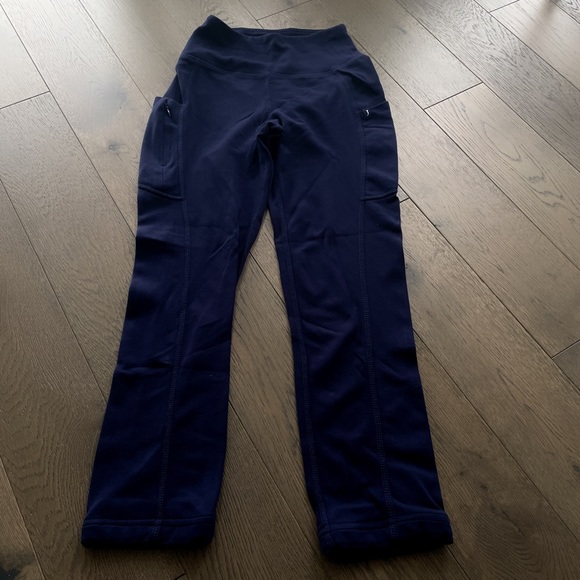 💝 Jaanuu High Waisted Yoga Pant Scrub Xxs Navy - Picture 2 of 6